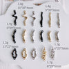 Alloy Joker Irregular Line Double Hole Pendant For Diy Handmade Jewelry Accessories With Electroplating