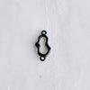 Alloy Joker Irregular Line Double Hole Pendant For Diy Handmade Jewelry Accessories With Electroplating