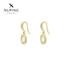 Alloy 14K Gold Plated Inlaid Zircon Geometric Sweet Design Women's Earrings