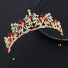 Alloy Kc Gold Electroplated Crystal Women's Crown Hair Accessories For Party