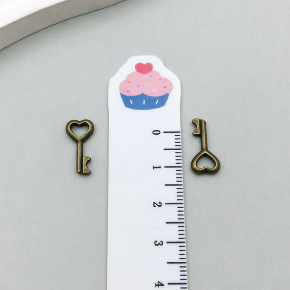 Alloy Key Jewelry Accessories Pendant For Diy Bracelet Necklace Keychain Earrings Electroplated