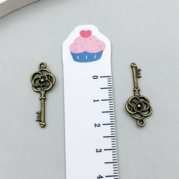 Alloy Key Jewelry Accessories Pendant For Diy Bracelet Necklace Keychain Earrings Electroplated