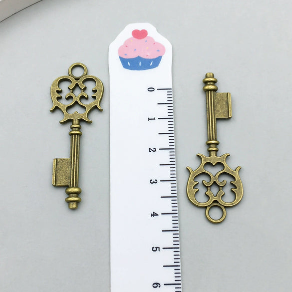 Alloy Key Jewelry Accessories Pendant For Diy Bracelet Necklace Keychain Earrings Electroplated