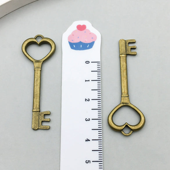 Alloy Key Jewelry Accessories Pendant For Diy Bracelet Necklace Keychain Earrings Electroplated