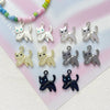 Alloy Kitten Pendant Handmade Jewelry Bracelet Necklace Beaded Accessories With Electroplating