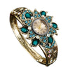 Alloy Lace Quartz Women's Watch With Diamond Encrusted And Round Dial