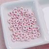 Alloy Lace Wave Stacking Small Beads Baking Paint Diy Mobile Phone Chain Key Chain Jewelry Accessories Materials With Jenga Pattern