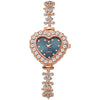 Alloy Ladies Heart Shaped Fashion Quartz Watch