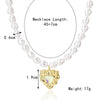 Alloy Ladies Necklace With Flowers Pattern And Electroplating Treatment Box Chain Style Original Design