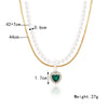 Alloy Ladies Necklace With Flowers Pattern And Electroplating Treatment Box Chain Style Original Design