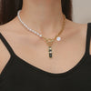 Alloy Ladies Necklace With Flowers Pattern And Electroplating Treatment Box Chain Style Original Design
