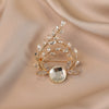 Alloy Leaf And Flower Design Electroplated Women's Brooch