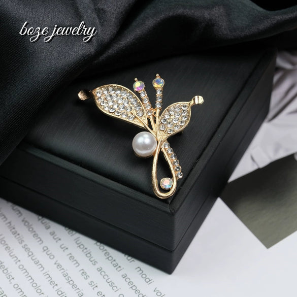 Alloy Leaf Brooch Electroplated For Women And Men