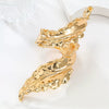 Alloy Leafshaped Electroplated Hip Hop Women's Bracelet With Plant Flowers Style