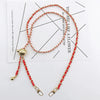 Alloy Leather Crossbody Phone Case Accessories Handmade Handwoven Chain