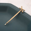 Alloy Letter Bangs Hair Clip Jewelry Gold Inlaid