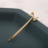 Alloy Letter Bangs Hair Clip Jewelry Gold Inlaid
