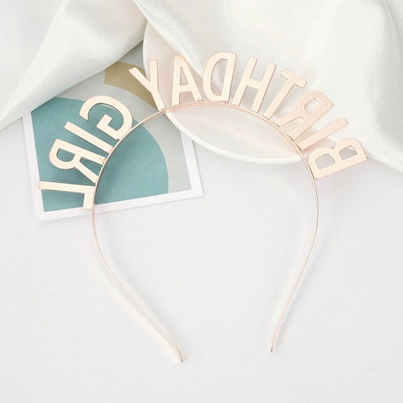 Alloy Letter Dripping Oil Headwear Hair Accessories