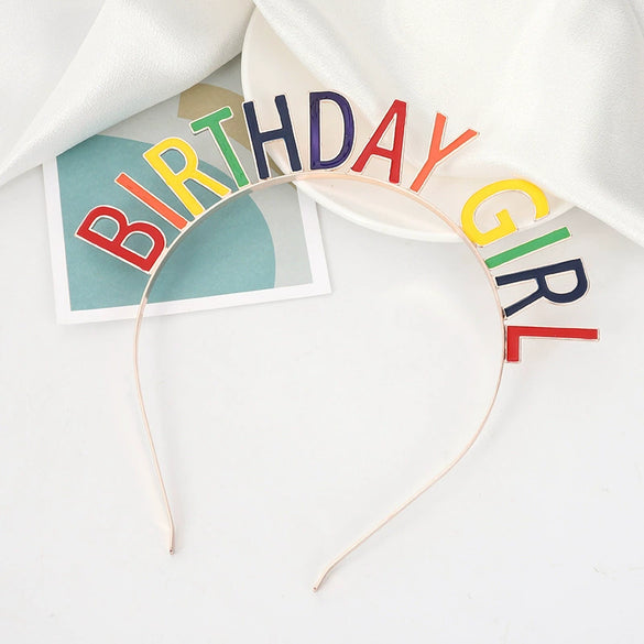 Alloy Letter Dripping Oil Headwear Hair Accessories