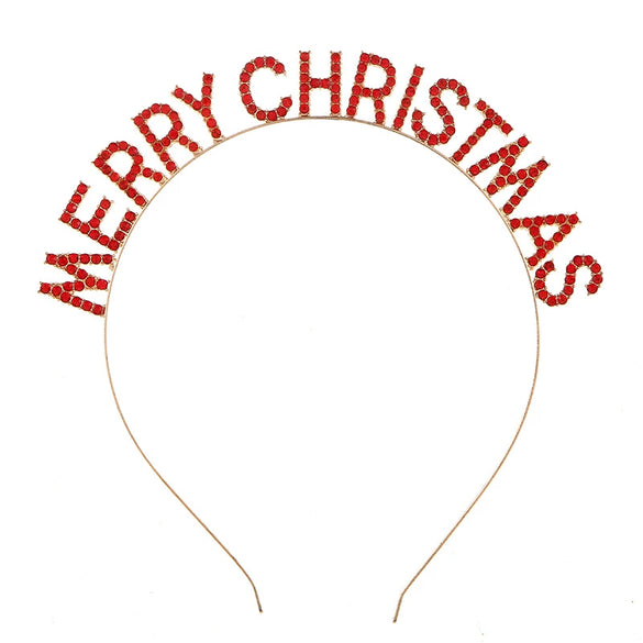 Alloy Letter Headband Hair Accessories Electroplated For Women
