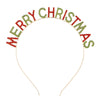 Alloy Letter Headband Hair Accessories Electroplated For Women