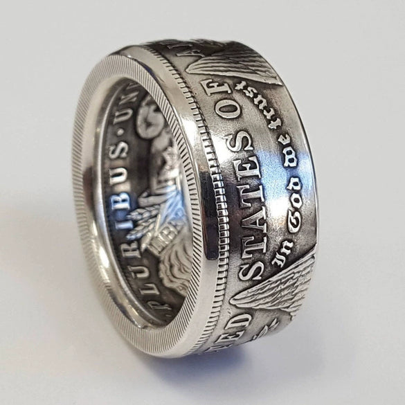Alloy Letter Pattern Ring With Electroplating Sweet And Cool Style Unisex Jewelry