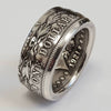 Alloy Letter Pattern Ring With Electroplating Sweet And Cool Style Unisex Jewelry