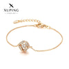 Alloy Light Luxury Geometric Microinlaid Zircon Electroplated Bracelet For Women