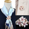 Alloy Lily Flower Brooch Electroplated Women's Clothing Accessory