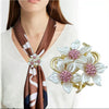 Alloy Lily Flower Brooch Electroplated Women's Clothing Accessory