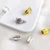 Alloy Lily Flower Bud Pendant Jewelry Accessories With Colorpreserving Electroplating