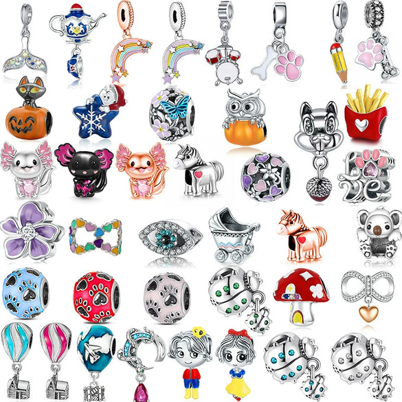 Alloy Loose Bead Bracelet Diy For Boys And Girls With Totem Pattern And Electroplating Technology