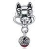 Alloy Loose Bead Bracelet Diy For Boys And Girls With Totem Pattern And Electroplating Technology