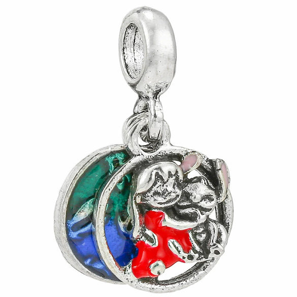 Alloy Loose Beads Accessories Cartoon Totem Original Design Electroplated Diy Bracelet