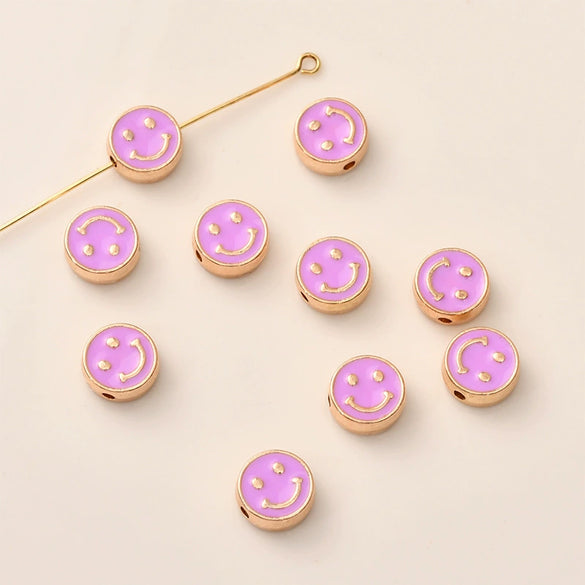 Alloy Loose Beads For Diy Bracelet Necklace Pendant Accessories With Oil Drop Color Retention And Electroplating Treatment