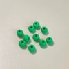 Alloy Loose Beads For Diy Jewelry Accessories Round Solid Color Baked Varnish Treated