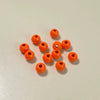 Alloy Loose Beads For Diy Jewelry Accessories Round Solid Color Baked Varnish Treated