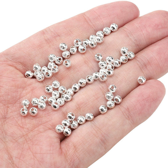 Alloy Loose Beads Spacer Beads Wheel Beads Square Beads Handmade Diy Bracelet Necklace Semifinished Electroplated Accessories