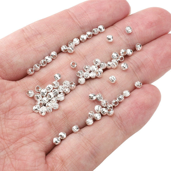 Alloy Loose Beads Spacer Beads Wheel Beads Square Beads Handmade Diy Bracelet Necklace Semifinished Electroplated Accessories