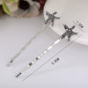 Alloy Love Bow Tie Onepiece Clip Hairpin Cute Hair Accessories Electroplated