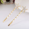 Alloy Love Bow Tie Onepiece Clip Hairpin Cute Hair Accessories Electroplated