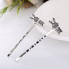 Alloy Love Bow Tie Onepiece Clip Hairpin Cute Hair Accessories Electroplated