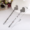 Alloy Love Bow Tie Onepiece Clip Hairpin Cute Hair Accessories Electroplated