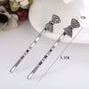 Alloy Love Bow Tie Onepiece Clip Hairpin Cute Hair Accessories Electroplated