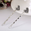 Alloy Love Bow Tie Onepiece Clip Hairpin Cute Hair Accessories Electroplated
