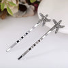 Alloy Love Bow Tie Onepiece Clip Hairpin Cute Hair Accessories Electroplated