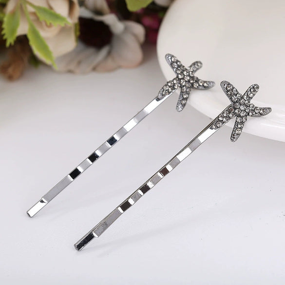 Alloy Love Bow Tie Onepiece Clip Hairpin Cute Hair Accessories Electroplated