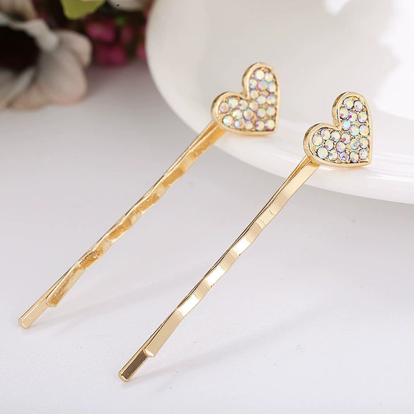 Alloy Love Bow Tie Onepiece Clip Hairpin Cute Hair Accessories Electroplated