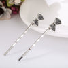 Alloy Love Bow Tie Onepiece Clip Hairpin Cute Hair Accessories Electroplated