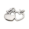 Alloy Love Heart And Love Letter Pendant Necklace Bracelet Keychain Vintage Style Electroplated